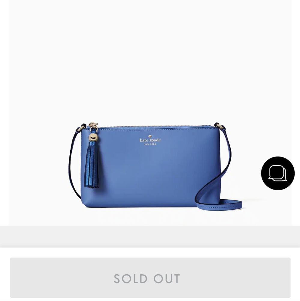 NWT Kate spade Ivy Street Amy Crossbody fresh blue color